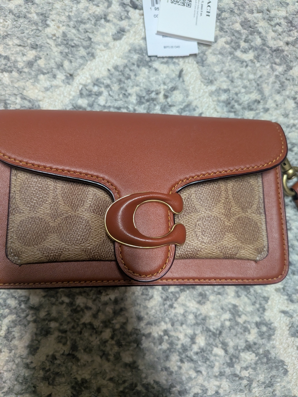 The Coach Tabby Chain Crossbody Wristlet BRAND NEW W/ Dust Bag - Picture 8 of 16